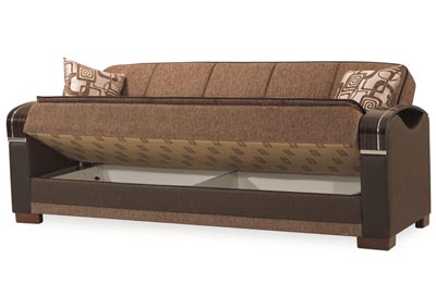 Bristol Brown Chenille Sofa,Ottomanson (Previously Casamode)